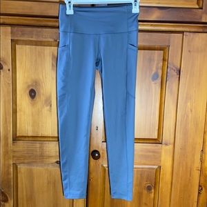 Zella Gray Leggings W/ Pockets